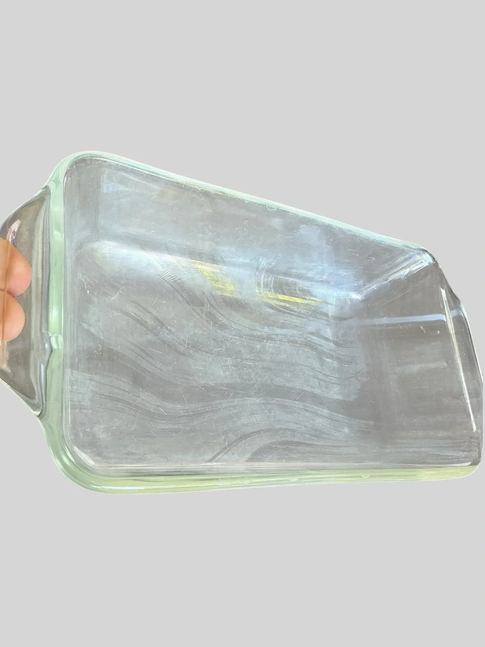 Vintage Fire-King Anchor Hocking 1 Qt Glass Loaf Pan Oven Proof USA